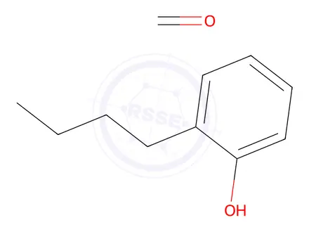 Chemical structure of Formaldehyde, reaction products with butylphenol