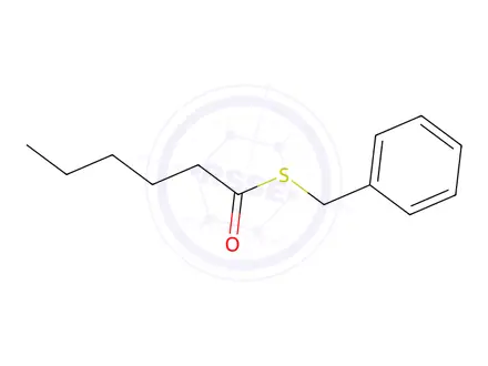 Chemical structure of S-Benzyl hexanethioate