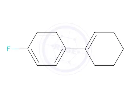 Chemical structure of 1-Cyclohexenyl-4-fluorobenzene