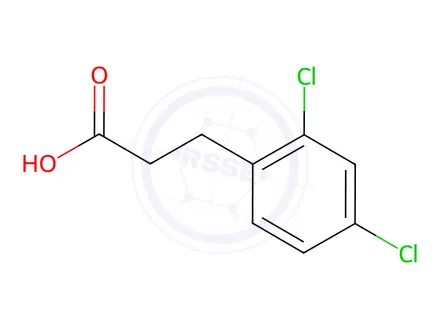 Chemical structure of 3-(2,4-Dichloro-phenyl)-propionic acid