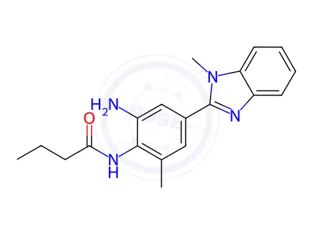 Chemical structure of Telmisartan Impurity 148