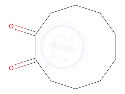 Chemical structure of Cyclodecane-1,2-dione