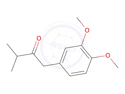 Chemical structure of 1-(3,4-Dimethoxyphenyl)-3-methylbutan-2-one
