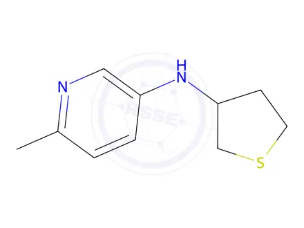 Chemical structure of 6-Methyl-N-(tetrahydrothiophen-3-yl)pyridin-3-amine
