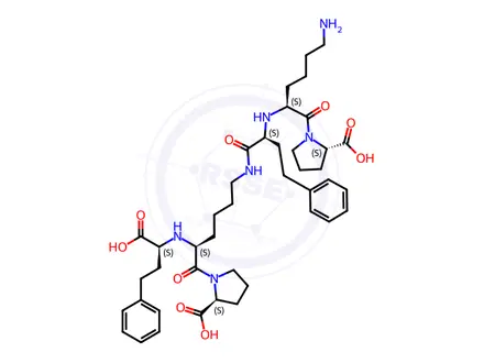 Chemical structure of (S)-Lisinopril Dimer
