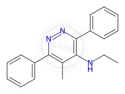 Chemical structure of N-Ethyl-5-methyl-3,6-diphenylpyridazin-4-amine
