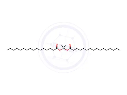 Chemical structure of dimethylbis(palmitoyloxy)stannane