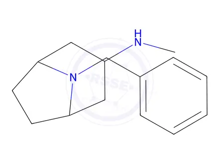 Chemical structure of 8-Benzyl-N-methyl-8-azabicyclo[3.2.1]octan-3-amine