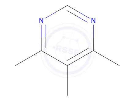 Chemical structure of Pyrimidine, 4,5,6-trimethyl-(8CI,9CI)