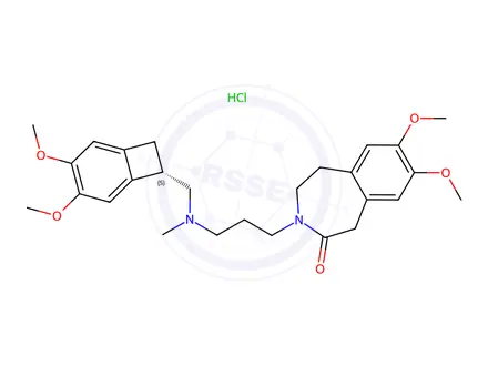 Chemical structure of Ivabradine hydrochloride