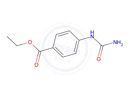 Chemical structure of ethyl 4-(carbamoylamino)benzoate