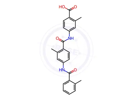 Chemical structure of Tolvaptan Impurity 157