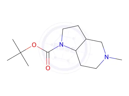 Chemical structure of Tert-butyl 5-methyloctahydro-1H-pyrrolo[3,2-c]pyridine-1-carboxylate