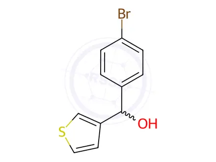 Chemical structure of (4-Bromophenyl)(thiophen-3-yl)methanol
