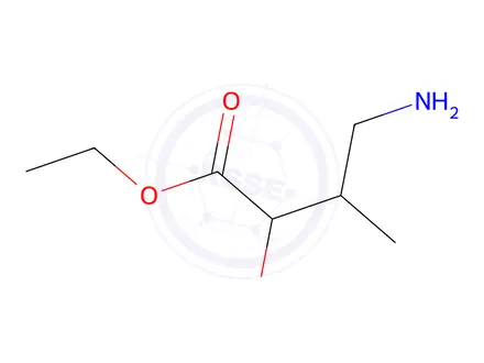 Chemical structure of Ethyl 4-amino-2-hydroxy-3-methylbutanoate