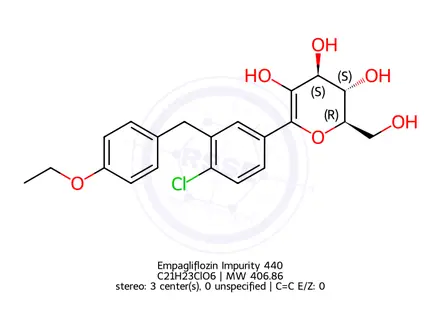 Chemical structure of Empagliflozin Impurity 440
