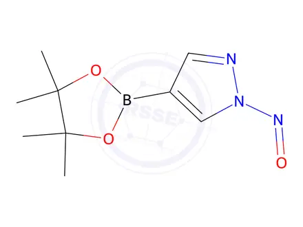 Chemical structure of 1-Nitroso-4-pyrazoleboronic acid pinacol ester