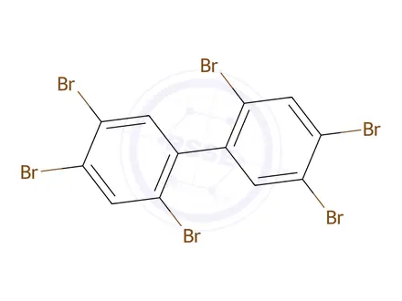 Chemical structure of PBB 153