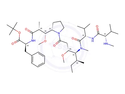 Chemical structure of MMAF-OtBu
