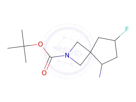 Chemical structure of Tert-butyl 5-amino-7-fluoro-2-azaspiro[3.4]Octane-2-carboxylate