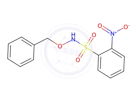 Chemical structure of N-(Benzyloxy)-2-nitrobenzenesulfonamide