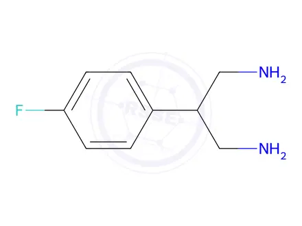 Chemical structure of 2-(4-Fluoro-phenyl)-propane-1,3-diamine