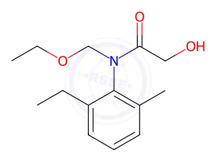 Chemical structure of Acetochlor-2-hydroxy Solution in Acetonitrile