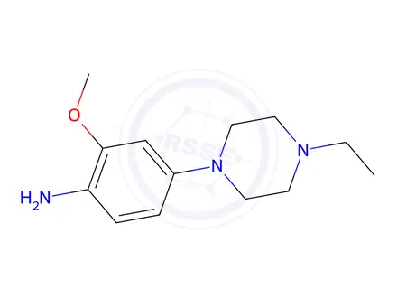Chemical structure of 4-(4-Ethylpiperazin-1-yl)-2-methoxyaniline