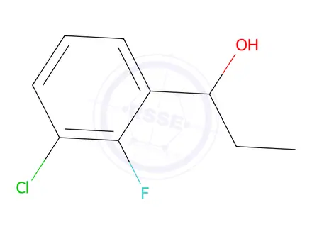 Chemical structure of 1-(3-chloro-2-fluorophenyl)propan-1-ol