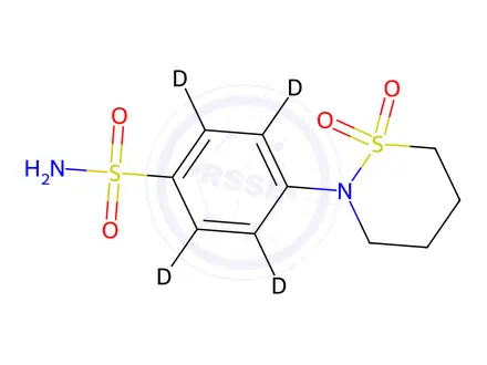 Chemical structure of Sulthiame-d4