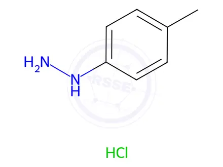 Chemical structure of 4-Tolylhydrazine Monohydrochloride