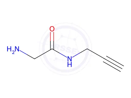 Chemical structure of Acetamide, 2-amino-N-2-propyn-1-yl-