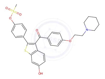 Chemical structure of Raloxifene Impurity 18