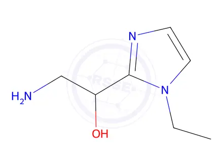 Chemical structure of 2-Amino-1-(1-ethyl-1h-imidazol-2-yl)ethan-1-ol