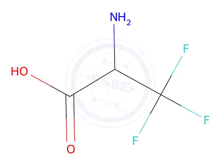 Chemical structure of 2-amino-3,3,3-trifluoropropanoic acid;hydrochloride