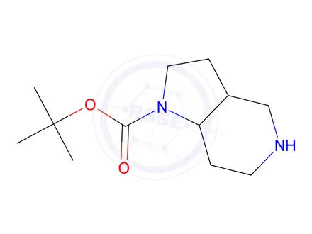 Chemical structure of (3aR,7aS)-rel-tert-Butyl octahydro-1H-pyrrolo[3,2-c]pyridine-1-carboxylate