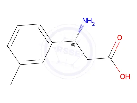 Chemical structure of (R)-3-Amino-3-(m-tolyl)propanoicacid