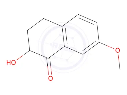 Chemical structure of 2-Hydroxy-7-methoxy-3,4-dihydronaphthalen-1(2H)-one