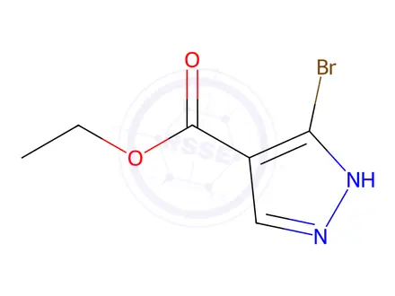 Chemical structure of Ethyl 3-bromo-1H-pyrazole-4-carboxylate (BSC)