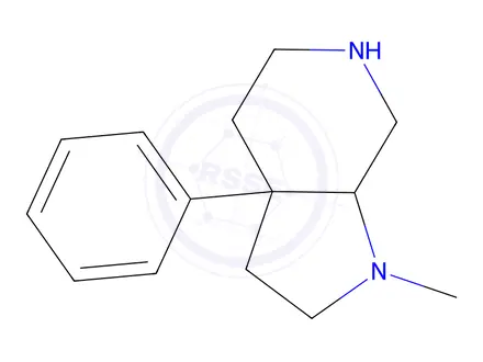 Chemical structure of 1-Methyl-3a-phenyloctahydro-1H-pyrrolo[2,3-c]pyridine