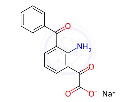 Chemical structure of Bromfenac Impurity 23 Sodium Salt