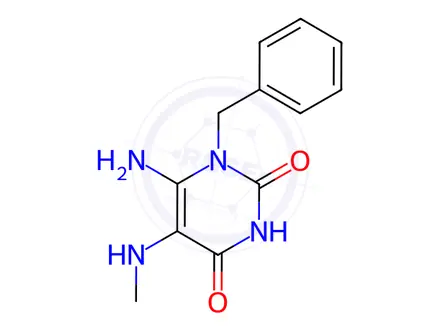 Chemical structure of Uracil Impurity 92