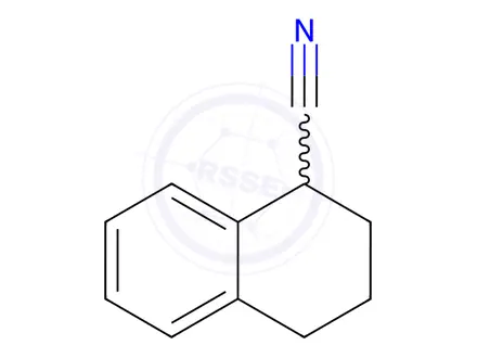 Chemical structure of 1-Cyanotetraline
