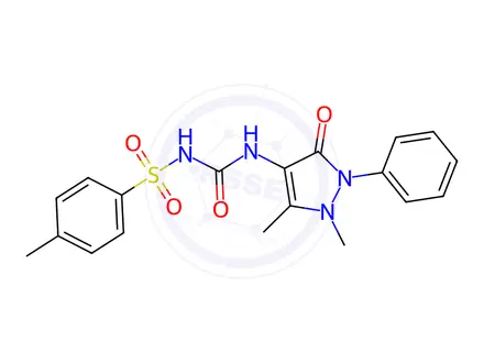Chemical structure of n'-(1,5-Dimethyl-3-oxo-2-phenyl-2,3-dihydro-1h-pyrazol-4-yl)-n-formyl-4-methylbenzenesulfonohydrazide