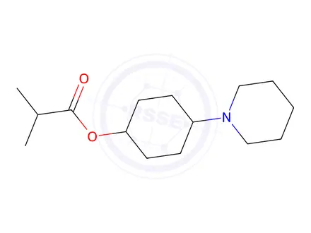 Chemical structure of 4-Piperidinocyclohexyl=isobutyrate