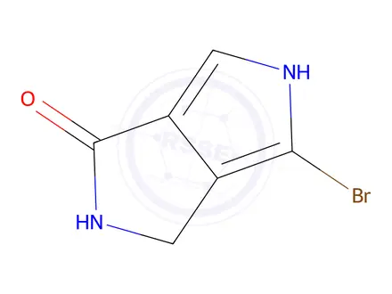 Chemical structure of 4-Bromo-​3,​5-​dihydro-pyrrolo[3,​4-​c]​pyrrol-​1(2H)​-​one