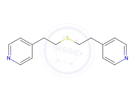Chemical structure of Di-[2-(4-pyridyl)ethyl]sulfide
