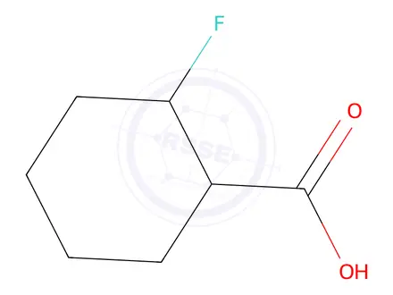 Chemical structure of 2-Fluorocyclohexane-1-carboxylic acid
