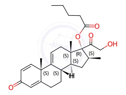 Chemical structure of Betamethasone valerate EP Impurity F