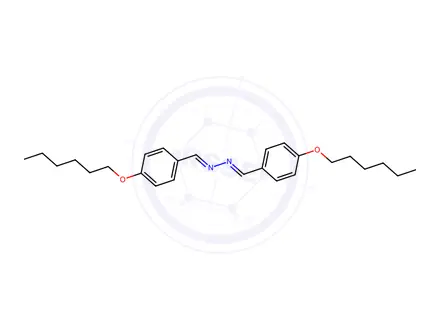 Chemical structure of p-Hexyloxybenzalazine